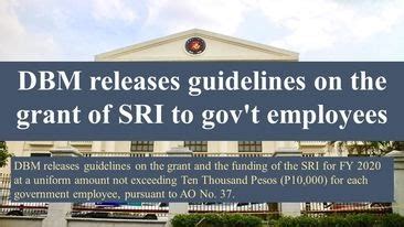 sri for pnp 2023|DBM releases guidelines on the grant of 2023 SRI.